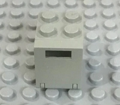 LEGO Contenedor Clásico Gris Claro, Caja 2 x 2 x 2, con Puerta Gris Claro Foto 1 de 2