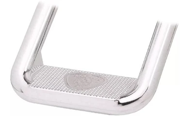 Carr 105772 Set of 2 Silver 10" Cab Mount Flat Steps for Promaster 1500 / 2500 - Image 1 of 4