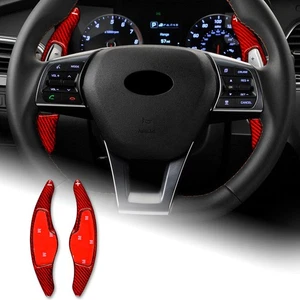 For Hyundai Sonata VII (LF) 2014-19 Red Steering Wheel Paddle Shifter Extension - Picture 1 of 9