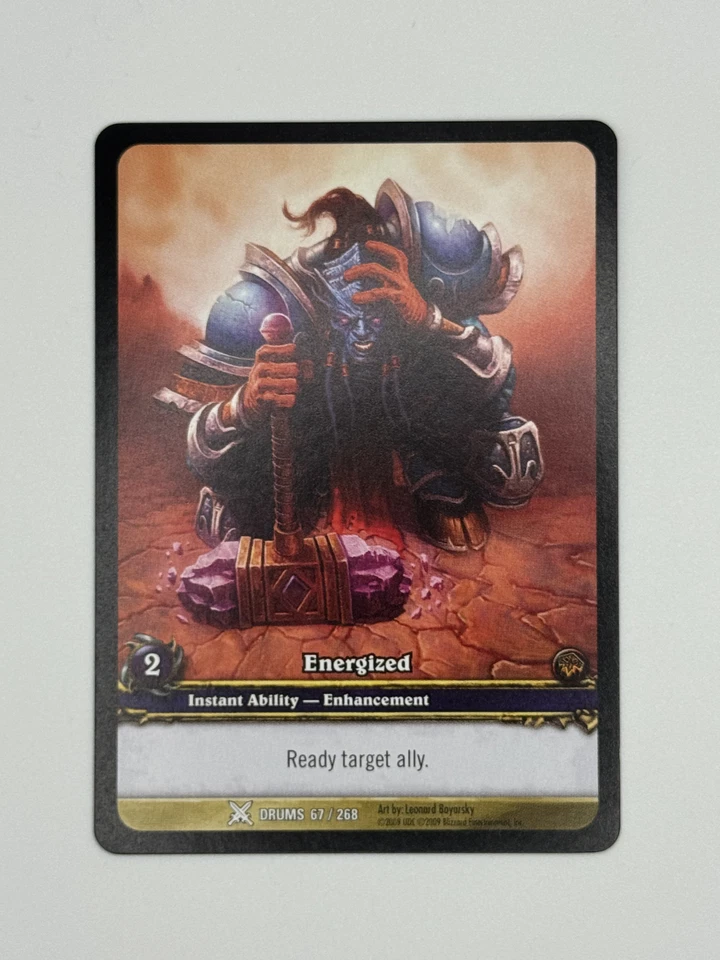 World of Warcraft TCG Drums 67/268 Extended Art Energized - Image 1 of 1