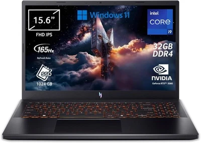 Acer Nitro V 15 - i9-13900H, RTX 5060, 32GB DDR4, 1TB SSD, 15.6" 165Hz - Win 11. - Immagine 1 di 4