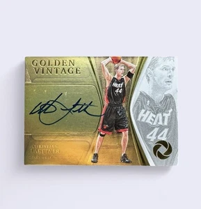 Christian Laettner 2019-20 Golden Vintage On Card Auto #GVA-CL Miami Heat /25 - Picture 1 of 3