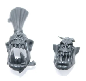 Warhammer Age of Sigmar/The Old World Savage Orcs Heads x2 - Picture 1 of 1