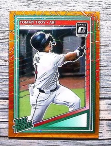 2025 Donruss #138 Tommy Troy Optic Orange Velocity - Picture 1 of 2