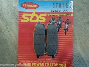 SBS YAMAHA BRAKE PADS YZ 125 250 85-88, IT200, TT350, YZ490 85-89 580HF FA105 - Picture 1 of 2