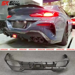 Dry Carbon Rear Bumper Diffuser Lip Fits BMW 8 Series M850i M-Sport G14 G15 G16 - Picture 1 of 21