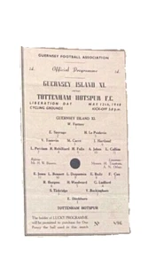 GUERNSEY ISLAND XI V TOTTENHAM HOTSPUR - 5.12.1948 - REPLICA COPY - Bild 1 von 1