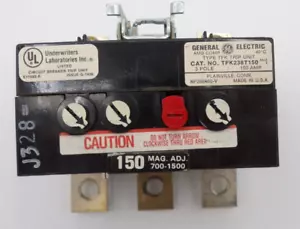 GE TFK236T150 150 A 3P 600V AUSLÖSEEINHEIT, MAG ADJ. 700-1500, gebraucht - Bild 1 von 3
