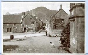 UK Montacute Village near Yeovil old postcard - Picture 1 of 3