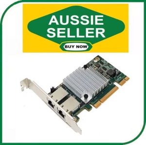 Dual Intel X540 10GBE Network Ethernet RJ45 Card 10 Gigabit Gig 10G PCIe x8 FH - Picture 1 of 1