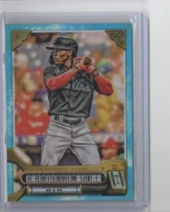 2022 Topps Gypsy Queen Blue Refractor Jazz Chisholm Jr. Parallel #'d 7/99 MIAMI - Picture 1 of 1