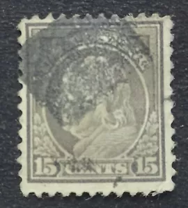 US 1917 Stamp Scott # 514 - 15¢ FRANKLIN - gray Lot 83 - Picture 1 of 1