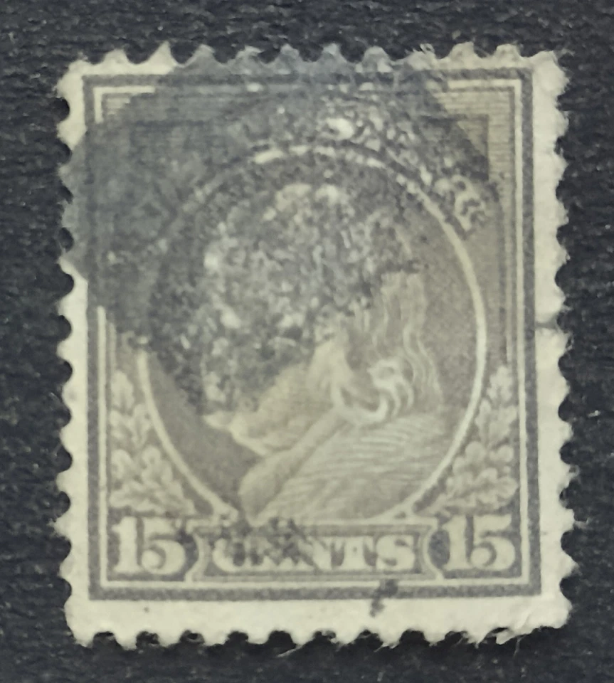 US 1917 Stamp Scott # 514 - 15¢ FRANKLIN - gray Lot 83 - Image 1 of 1