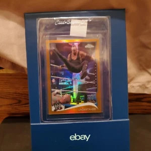 2014 Topps Chrome Undertaker Gold Refractor /50 WWE Ebay Authenticated - Picture 1 of 8