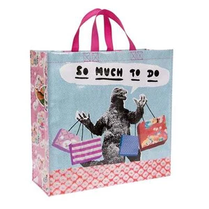 BlueQ So Much To Do Shopper Tote Bag | 15" x 16"
