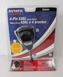 Astatic 636L Classic 4-pinowy mikrofon do radia CB Dynamiczna redukcja szumów - fabrycznie nowy - Zdjęcie 1 z 7