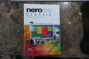 NEW NERO CLASSIC 2016 MULTIMEDIA SUITE SOFTWARE Stream Burn Rip Convert CDs DVDs - Picture 1 of 3