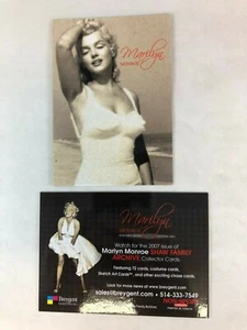 CHEAP PROMO CARD: MARILYN MONROE SHAW FAMILY ARCHIVE Breygent 2007 NSU MAGAZINE - Picture 1 of 2