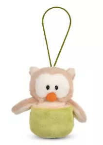 The Owlsons * Wendekuscheltier Eule Owluna grün mit Loop 12cm * 48933 * NICI - Bild 1 von 6