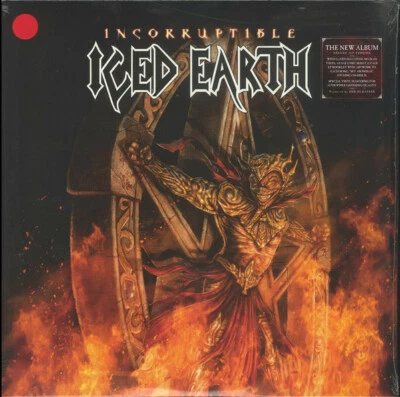Iced Earth - Incorruptible - 2017 2LP Red 180 Gram Vinyl - D Side Etched Ltd 500 - Image 1 of 2