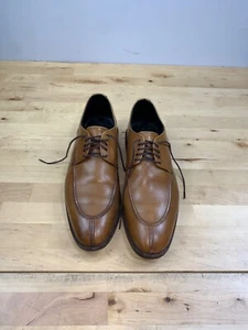 Allen Edmonds Crosby Street split Toe Derby Shoes Mens 9.5 E Walnut Brown - Picture 1 of 12