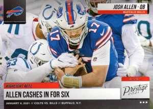 2021 Panini Prestige - Highlight Reel Josh Allen #HR-JA - Picture 1 of 2