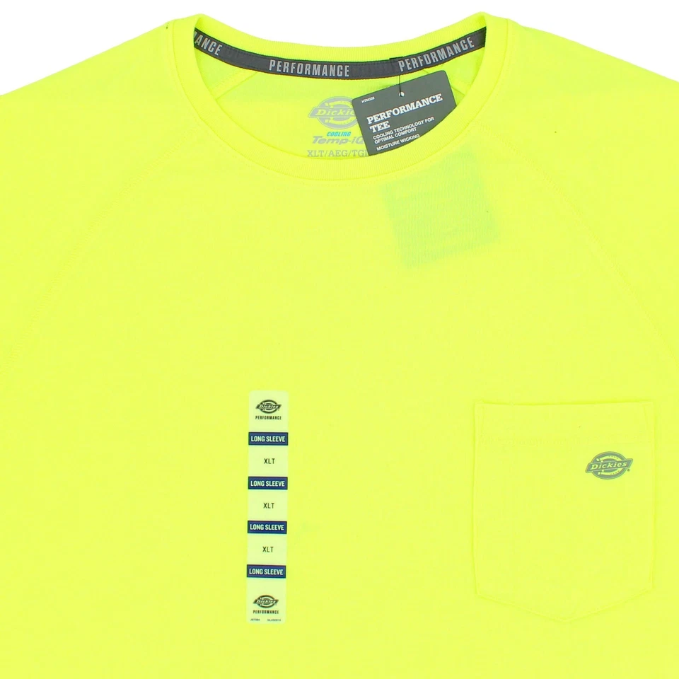 Dickies Men's Shirt Cooling Temp IQ Long Sleeve with Pocket Big and Tall Tee - Image 1 of 1