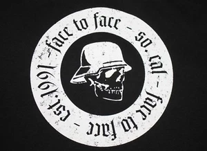 L * nwot FACE TO FACE t shirt * punk fat wreck chords vagrant vtg  - Picture 1 of 3