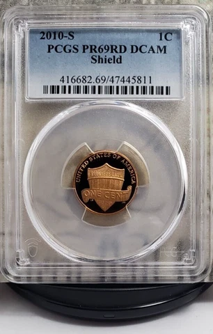 2010-S Lincoln Shield Cent - PCGS PR69DCAM - Nice!!! Cover