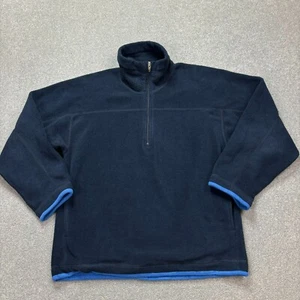 Patagonia Synchilla Fleece Adult Extra Small Blue Quarter Zip Logo Pullover Mens - Picture 1 of 9