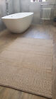 Beige Mocha natural cotton classic scandi rugs. Three sizes. Eco friendly rug