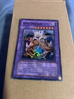 Yu-Gi-Oh! King Dragun FET-AE036 1st Edition Ultimate Rare Asian English LP EX - Image 1 of 4