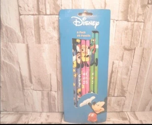 NEW by DISNEY, MICKEY MOUSE, MINNIE & GOOFY (6 PACK #2 PENCILS) - Picture 1 of 6