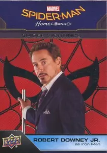 Spiderman Homecoming Silver Foil Base Card #98 Iron Man - Zdjęcie 1 z 1