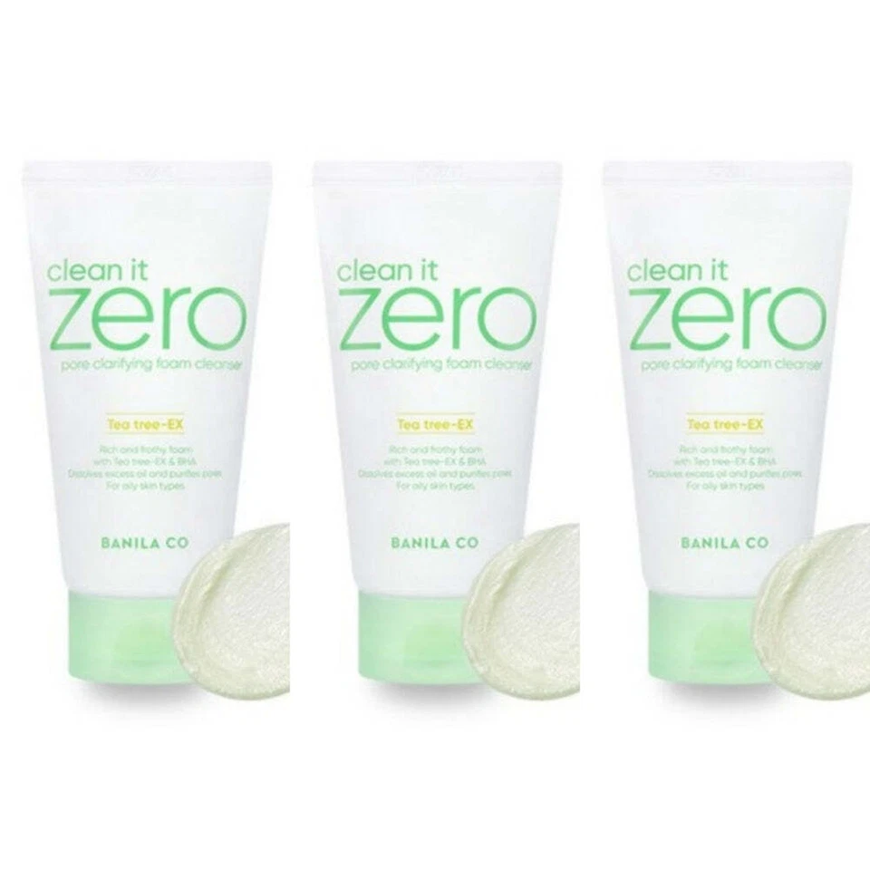 Limpiador de espuma clarificante de poros Clean It Zero BANILA CO 150 ml*3 piezas - ENVÍO GRATUITO Foto 1 de 1
