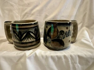 VINTAGE TONALA JALISCO MEXIKO SCHWERE KERAMIK MANUEL R. WEXLER 2 16Z TASSEN #321 - Bild 1 von 14