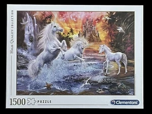 Clementoni High Quality Collection Wild Unicorns 1500 Pcs 33 x 23 New - Picture 1 of 1