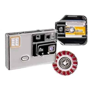 Pin de solapa esmaltado para película y cámara de disco Kodak - Imagen 1 de 5