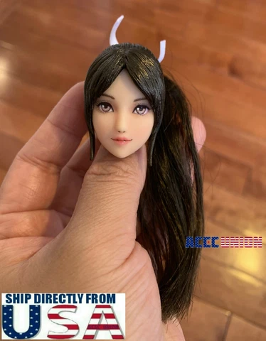 1/6 Mai Shiranui Head Sculpt PALE The King Of Fighters For PHICEN Female Figure Cover