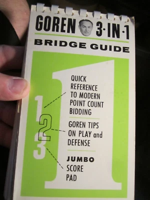 1958 GOREN 3 IN 1 BRIDGE GUIDE BOOKLET THE BBA-40 - Image 1 of 4