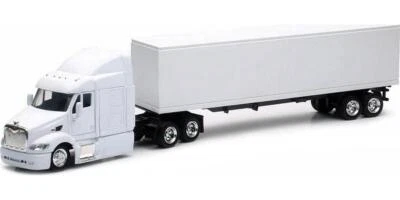 Peterbilt 387 Truck with Dry Goods Trailer Long Haul Trucker Series 1/43 New Ray - Image 1 of 4