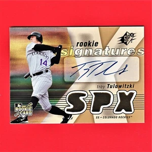 Troy Tulowitzki 2007 SPx Karte 103 A9 - Bild 1 von 2