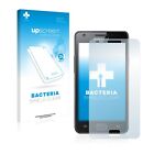 upscreen Schutzfolie für Samsung Galaxy S2 Anti-Bakteriell Displayfolie Klar