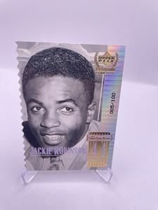 1999 Upper Deck Century Legends Die-Cut Jackie Robinson #44 5/100