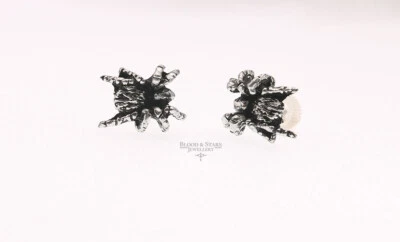 Alchemy Gothic Black Widow Studs Earrings E169 Goth Spider New 1990s Pewter Stud Foto 1 de 4