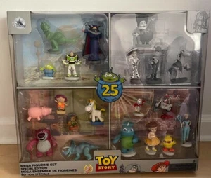 Disney Pixar 25th Anniversary TOY STORY Special Edition Mega Figurine Set NEW - Picture 1 of 3