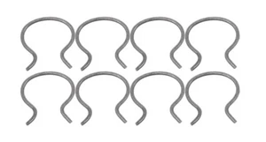 55 56 57 Chevy Horseshoe Crank Handle Retainer 8-Piece Clip Set For 2-Door Cars - Bild 1 von 3