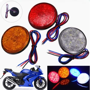 1/2 Pieza Luz Trasera Parada Freno Redonda Coche Moto Camión 12V 24 LED - Imagen 1 de 15