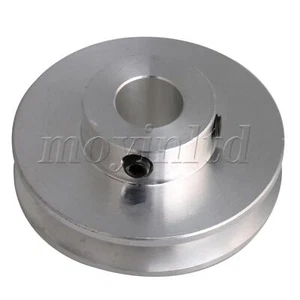 Polea de ranura de aleación de plata 41x10 mm para barandillas de motor correa redonda de 3-5 mm - Imagen 1 de 6