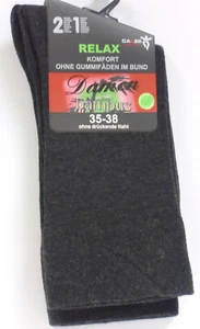 Calze ED Damen Socken Bambus ohne Gummidruck 2er-Pack - Bild 1 von 5